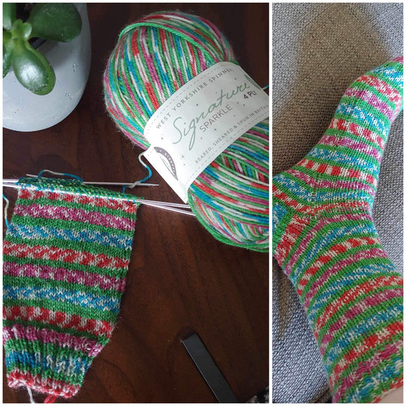 Oct 24th An introduction to basic sock knitting with 3 needles - 2 classes $40 for both nights
