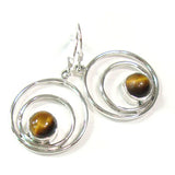 PHAT SILVER Earrings with Stones